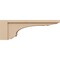 Ekena Millwork 5"W x 30"D x 10"H Thin Warren Rough Cedar Woodgrain TimberThane Corbel, Primed Tan CORUR05X30X10WARRCPR - alternate 6